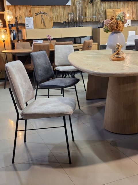 Stół Xooon Arawood | Trenton 270 x 120 cm natural lity bielony dąb