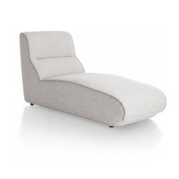 Szezlong modułowy Dublin, element końcowy, wysokie oparcie, sprężyny kieszeniowe