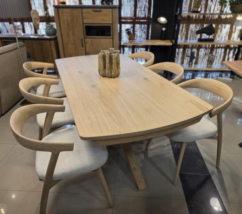 (T, K, od ręki) Stół rozkładany NYON Henders & Hazel 200-280x100 cm, fornir dębowy, kolor natural sand (T, K, od ręki) Stół rozkładany NYON Henders & Hazel 200-280x100 cm, fornir dębowy, kolor natural sand