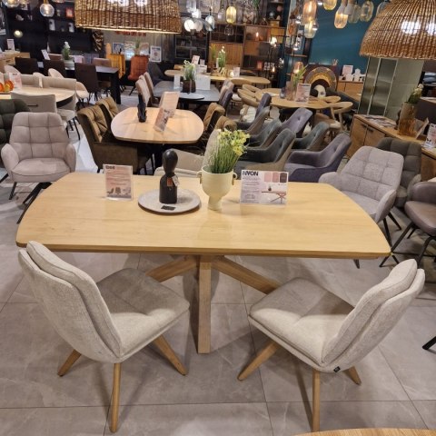 (T, K, od ręki) Stół rozkładany NYON Henders & Hazel 200-280x100 cm, fornir dębowy, kolor natural sand (T, K, od ręki) Stół rozkładany NYON Henders & Hazel 200-280x100 cm, fornir dębowy, kolor natural sand