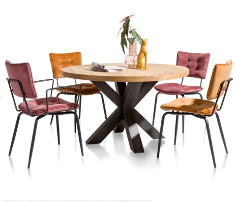 [na zamówienie] Krzesło H&H Manou ochra/ podłokietnik