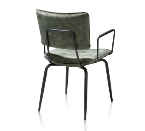 [na zamówienie] Krzesło H&H Manou oliwka/ podłokietnik