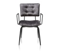 [na zamówienie] Krzesło H&H Manou antracyt/ podłokietnik