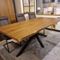 [od ręki, K] Stół Henders& Hazel Metalox 200 x 100 cm centralna noga BARK
