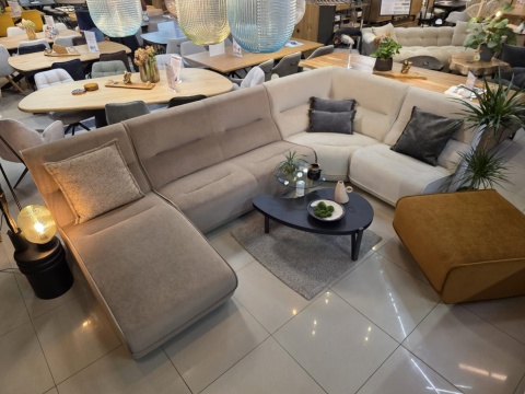 Element modułowy / sofa Dublin 2-osobowy bez podłokietników, wysokie oparcie, sprężyny kieszeniowe