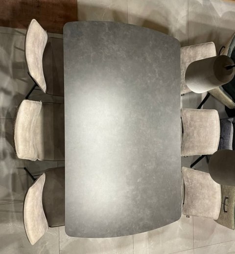 Stół Henders& Hazel Vegas 170+ 60 x 100 cm ceramika na szkle hartowanym