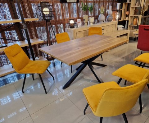 Krzesło Habufa BALI, WYBÓR TAPICERKI, Nogi Metalowe Czarne