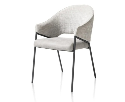 Krzesło Xooon Nolan Jasnoszare