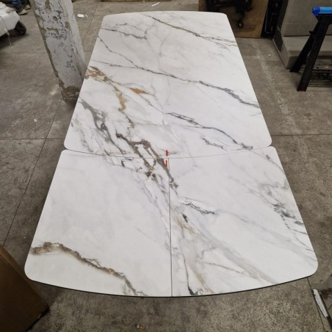 [M, Defekt #1] Stół Henders& Hazel Vegas 170+ 60 x 100 cm ceramika na szkle hartowanym