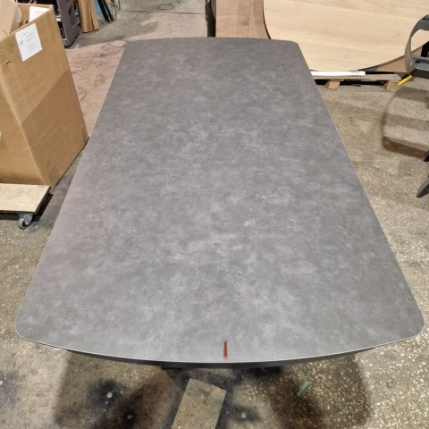 [M, Defekt #1] Stół Henders& Hazel Vegas 200+ 80 x 100 cm ceramika na szkle hartowanym antracyt