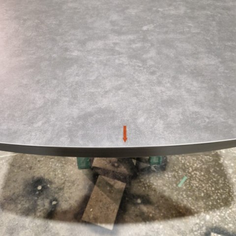 [M, Defekt #1] Stół Henders& Hazel Vegas 200+ 80 x 100 cm ceramika na szkle hartowanym antracyt