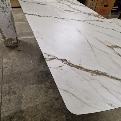 [M, Defekt #1] Stół Henders& Hazel Vegas 200+ 80 x 100 cm ceramika na szkle hartowanym