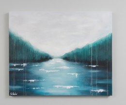 Obraz akrylowy ręcznie malowany w rozmiarze 140x110cm 