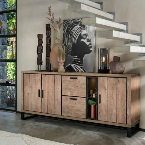 Obraz Akrylowy na Płótnie "Etniczna Duma" – Monochromatyczny Portret 75x100 cm