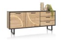 (T, defekt) Komoda H&H AVALON/ Avalox 200 cm natural LED VINTAGE OAK