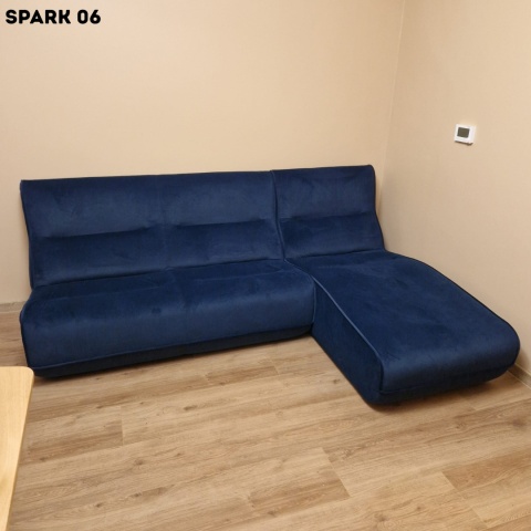 Tkanina/ materiał Obiciowa SPARK - Matowy Welur Plamoodporny (Petproof & Waterproof)