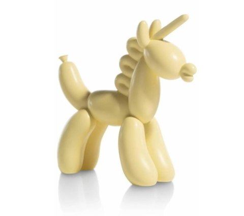 Figurka Dekoracyjna UNICOCO - Żółty Balonowy Jednorożec (COCO Maison)