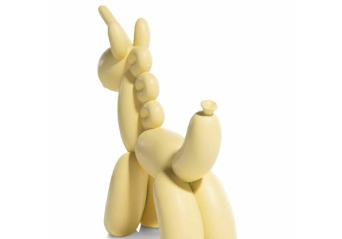 Figurka Dekoracyjna UNICOCO - Żółty Balonowy Jednorożec (COCO Maison)