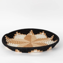 Misa/ Taca/ Dekoracja Ścienna Sizalowa Handmade Rwanda – Naturalne Włókna Miska