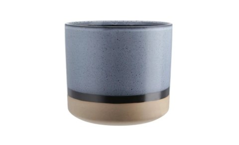 Osłonka na Doniczkę Indus 22 cm - Błękit i Brąz | Coco Maison doniczka