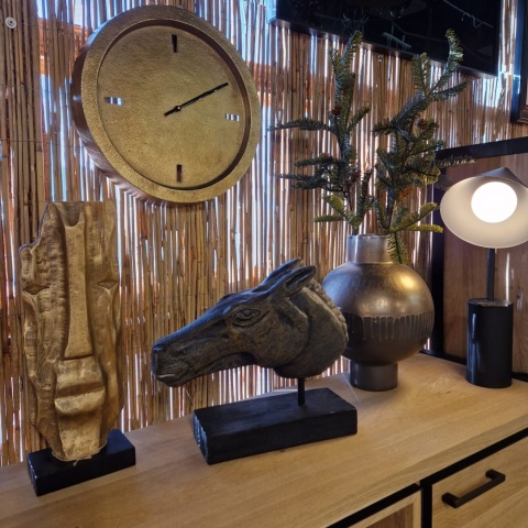 Zegar Ścienny Alfie S Złoty – Coco Maison