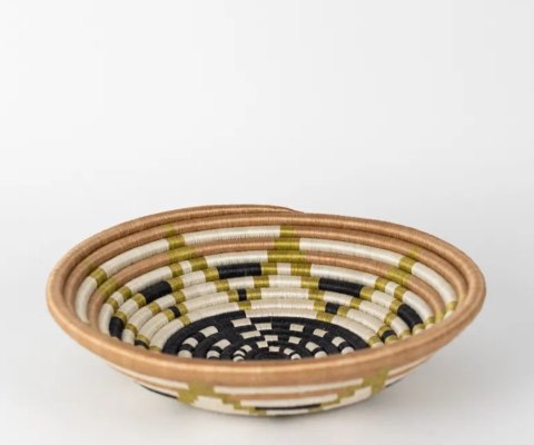 Ręcznie pleciona Miska Dekoracyjna Pleciona Vestine Green - Coco Maison Misa