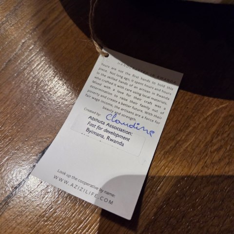 Ręcznie pleciona Miska Dekoracyjna Pleciona Vestine Green - Coco Maison Misa