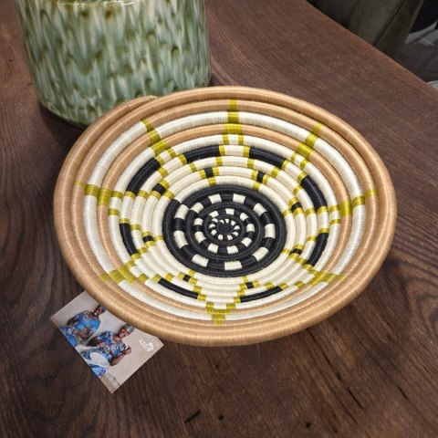 Ręcznie pleciona Miska Dekoracyjna Pleciona Vestine Green - Coco Maison Misa