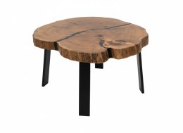 Stolik Kawowy z plastra dęby Massive Oak - Wielki Plaster Dębu w Żywicy (104x90 cm)