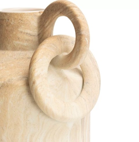 Wazon Dekoracyjny Christy 50 cm - Beżowa Ceramika | Coco Maison