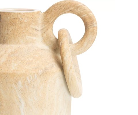 Wazon Dekoracyjny Christy 50 cm - Beżowa Ceramika | Coco Maison