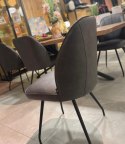 [K] Krzesło jadalniane LEO - Mikrofibra Pala / Antracyt