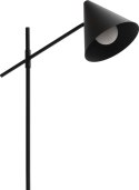 Lampa Podłogowa Daan 176 cm - Czarny Mat, Marmurowa Podstawa, Stolik | COCO maison