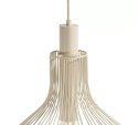 Lampa Wisząca COCO maison Jax - Taupe/Beige, Druciana Konstrukcja (200 cm)