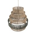 Lampa Wisząca COCO maison Tali Naturel/Groen - Juta, Ø60 cm
