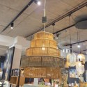 Lampa Wisząca COCO maison Tali Naturel/Groen - Juta, Ø60 cm