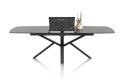 [M] Stół rozkładany PALACE 160-210 cm - Antracyt / Noga Pająk