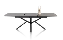 [M] Stół rozkładany PALACE 160-210 cm - Antracyt / Noga Pająk