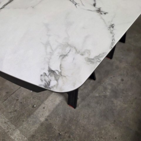 [M, defekt #1] Stół Henders& Hazel Vegas 200+ 80 x 100 cm ceramika na szkle hartowanym