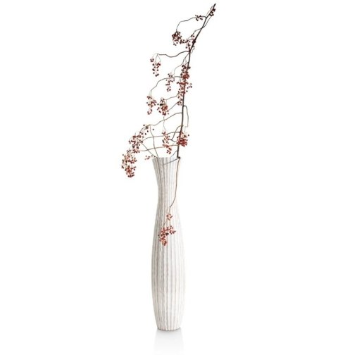 Średnia Waza Dekoracyjna COCO maison Milou - Biała, 65 cm