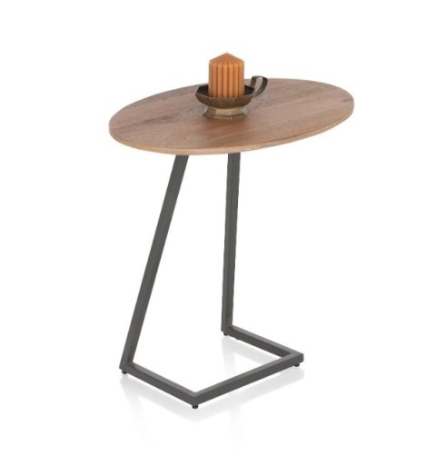 Stolik pod Laptopa Trapani Henders & Hazel - Smoked Mango, Styl Industrialny