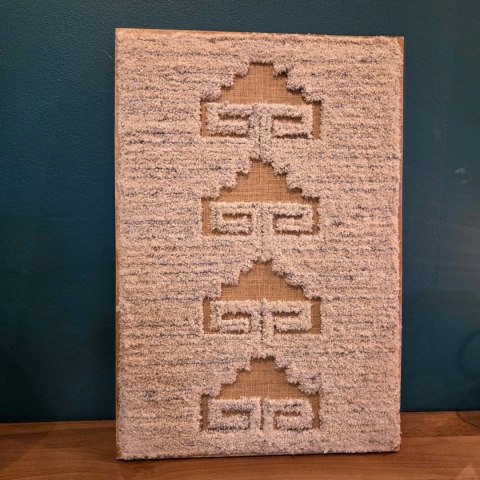 Tekstylny Obraz COCO maison Kaya - Wełna, Juta i Bawełna, 40x60 cm