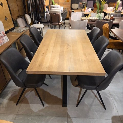 [K, od ręki] Stół Henders& Hazel Metalox centralna noga pająk 190+ 50 x 100 cm