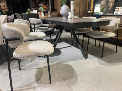 Krzesło JONA Kiezel - COCO maison - Stylowy Minimalizm i Wygoda