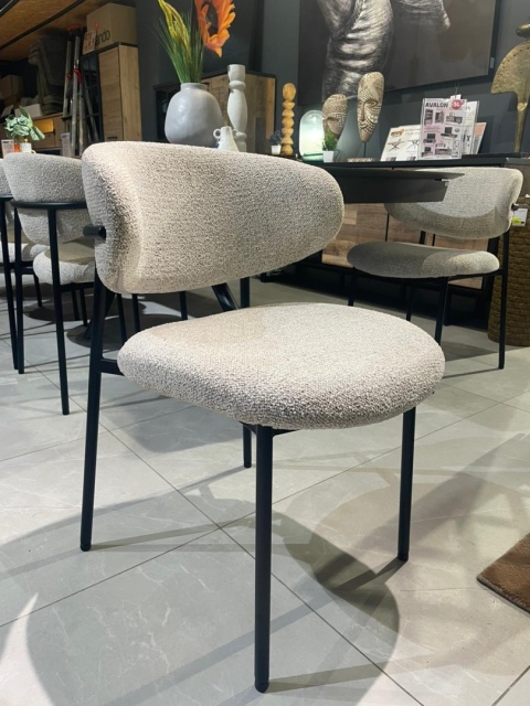 Krzesło JONA Kiezel - COCO maison - Stylowy Minimalizm i Wygoda