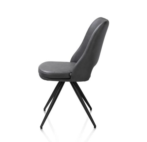 Krzesło obrotowe IAN Antracyt- Henders & Hazel - Mikrofibra Pala