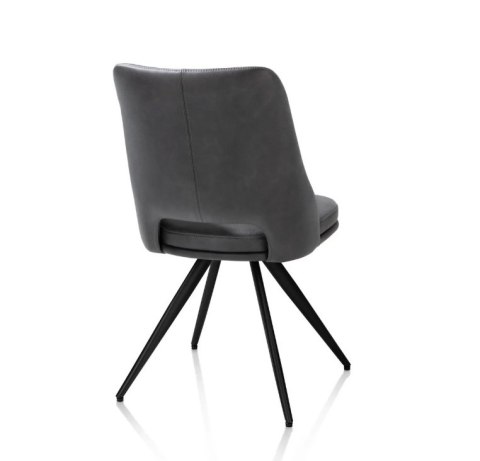 Krzesło obrotowe IAN Antracyt- Henders & Hazel - Mikrofibra Pala