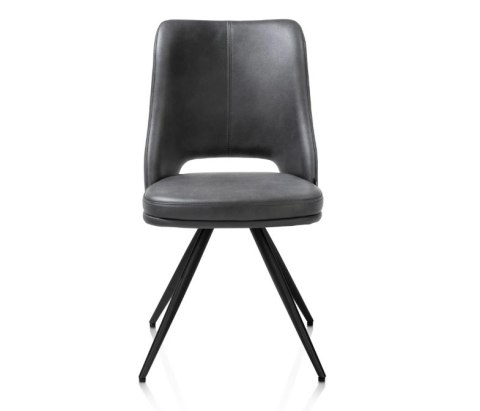 Krzesło obrotowe IAN Antracyt- Henders & Hazel - Mikrofibra Pala