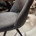 Krzesło obrotowe IAN Antracyt- Henders & Hazel - Mikrofibra Pala