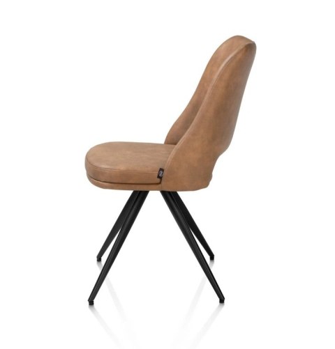 Krzesło obrotowe IAN Koniak- Henders & Hazel - Mikrofibra Pala